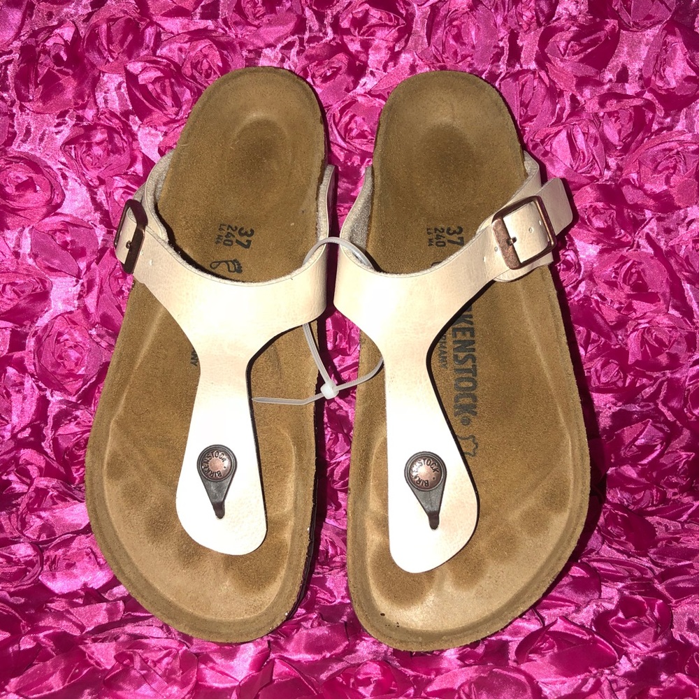 Birkenstock gized graceful pearl white